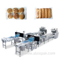 Automatic burger Bun Packing Machine with Slicer